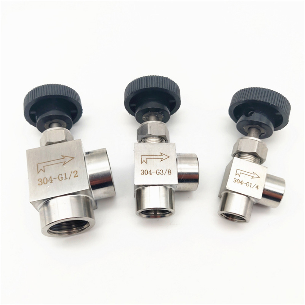 90 Degree needle valve