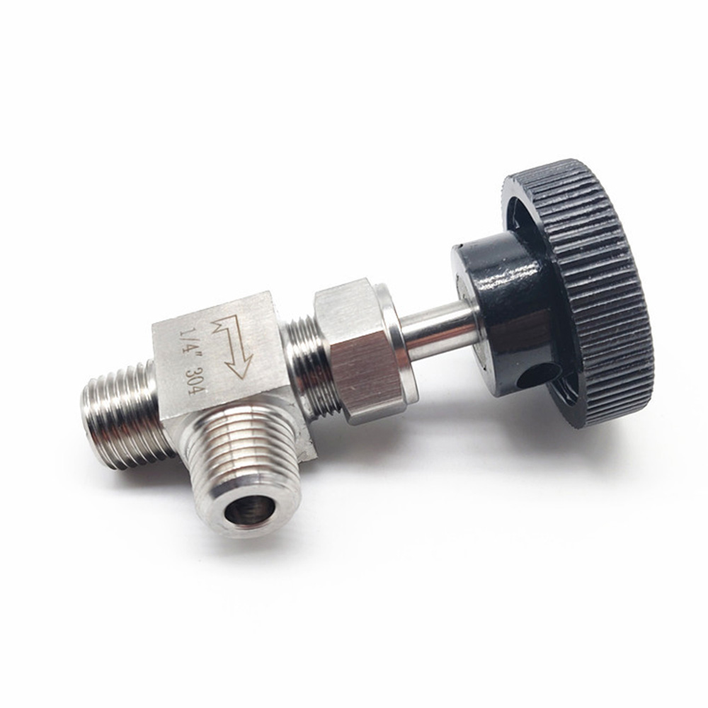 male thread needle valve