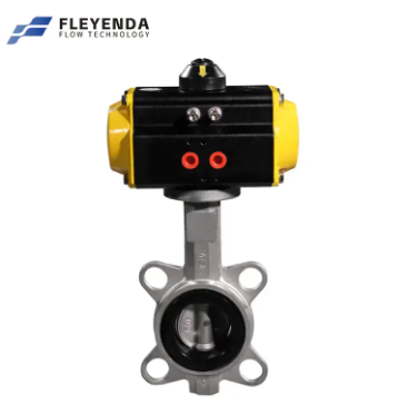 304 316 Stainless Steel Sealing Actuated Butterfly Valves