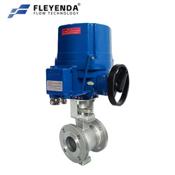 Explosion-proof V-type flange ball valve