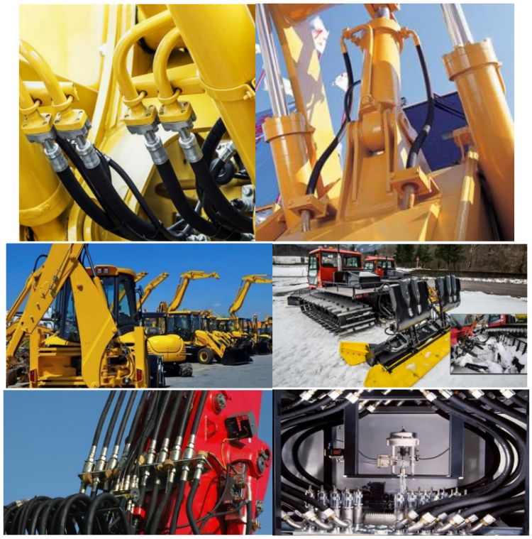 High-pressure hydraulic rubber hose applications 