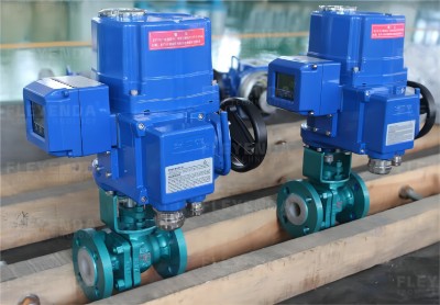 Explosion protect flanged ball valve