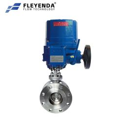 Electric explosion-proof hard seal flange butterfly valve