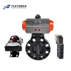 Fleyenda Pneumatic Pvc Butterfly Valve