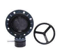 UPVC Worm Gear Lug Butterfly Valve