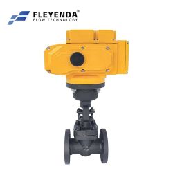 FLE-QT-GAV Mini Explosion-proof Regulating Electric Gate Valve With Resetter