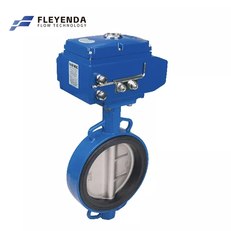 DIN AMSL JIS CNS PVC Electrically Operated Butterfly Valve 