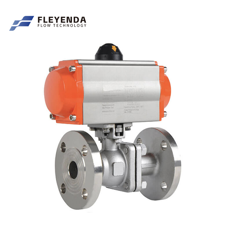 Fleyenda 2 Way Sanitary Control Valve With Pneumatic Actuator