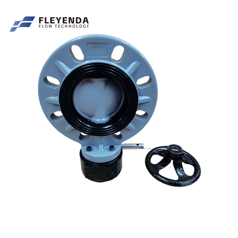 DN125~DN1000 CPVC 8 Wafer Butterfly Valve