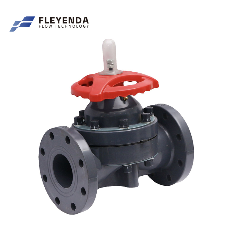 Fleyenda UPVC Flange Diaphragm Valve