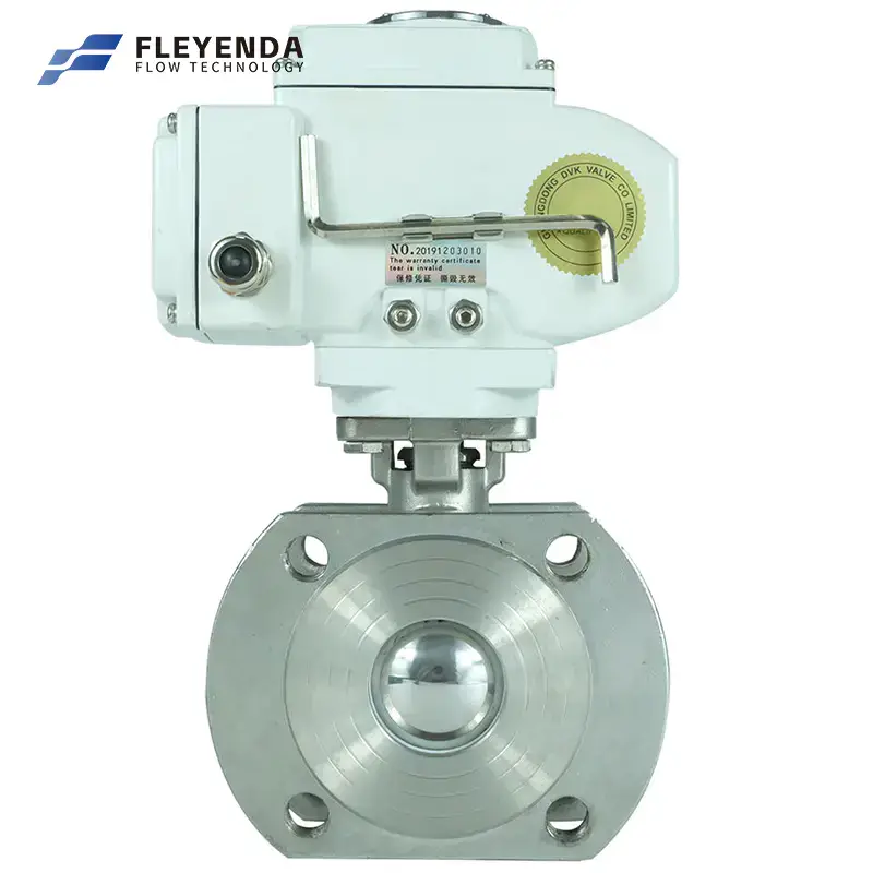 Fleyenda Explosion Proof Electric Flange Ball Valve