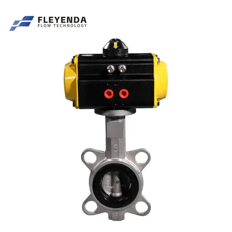 304 316 Stainless Steel Sealing Actuated Butterfly Valves