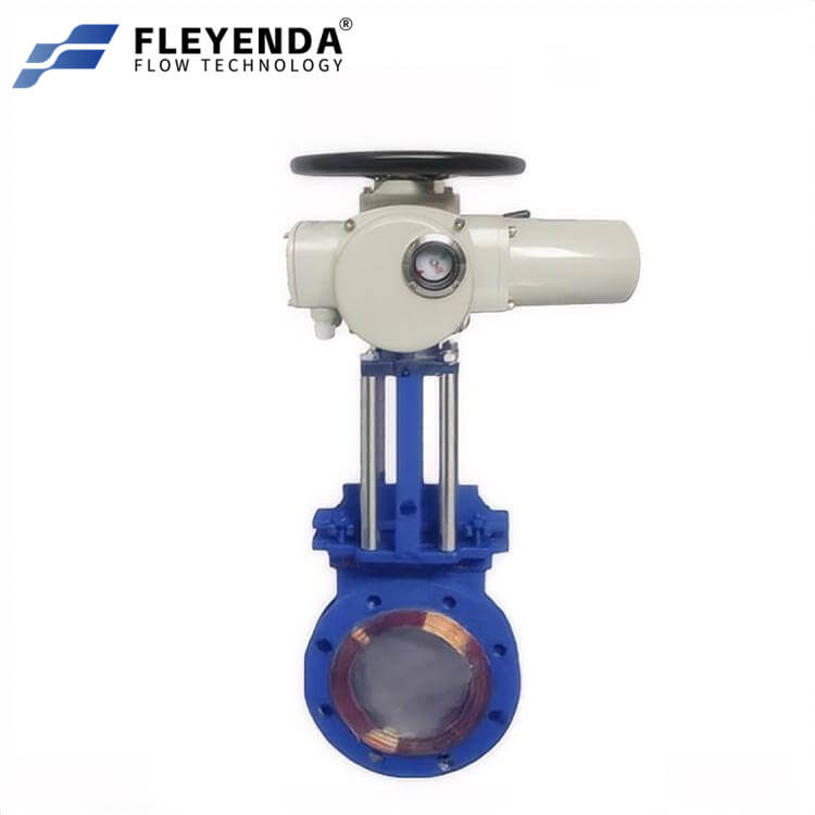 FLE-Z15-KG Intelligent Multi-turn Knife Gate Valve with Actuator