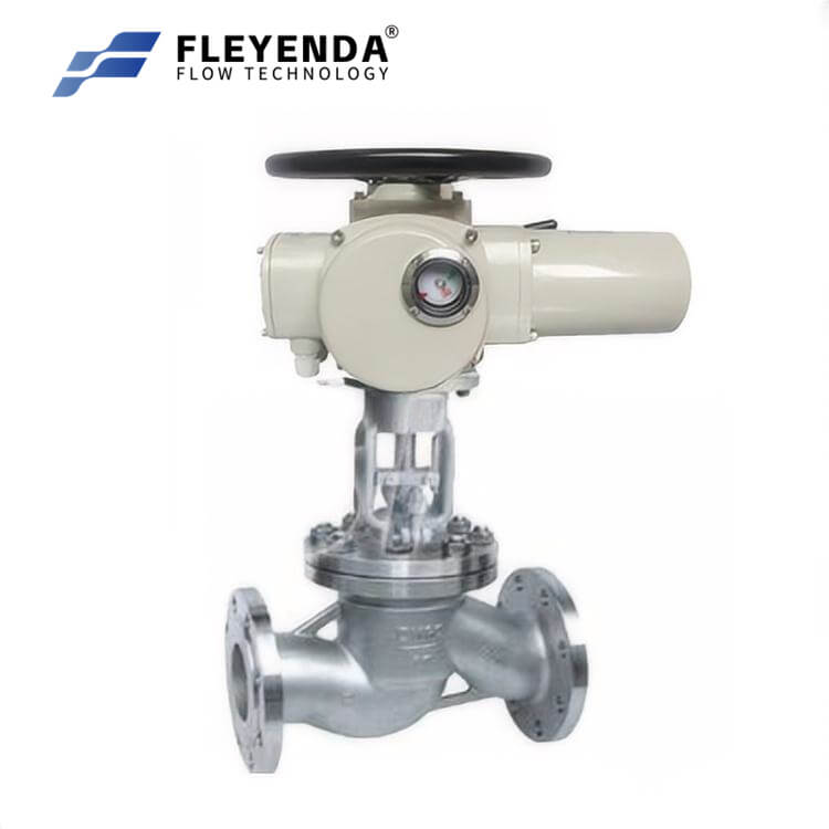 FLE-Z20-SKG Cast Iron Electric Rotary Actuator with Globe Valve