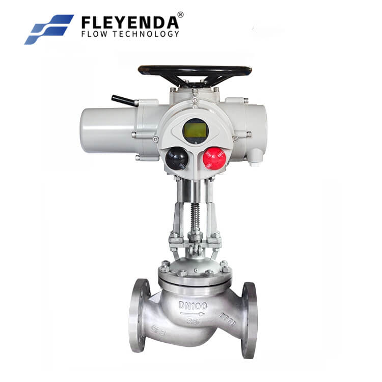 FLE-Z30-SKG PN20 Multi-Turn Electric Actuator Globe Valve