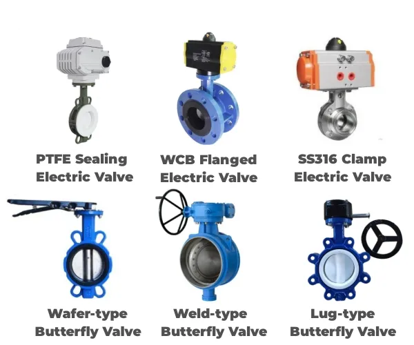 8 Classifications of Butterfly Valves