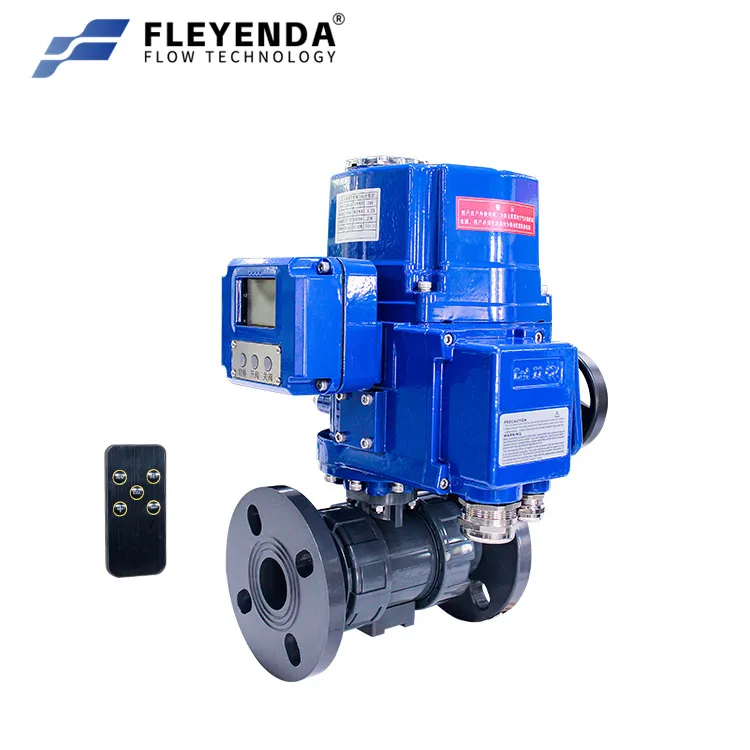 IP67 Electric Explosion Protect Regulating Type 2 Way Pvc Ball Valve