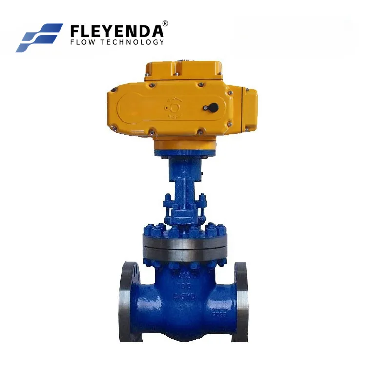 FLE-QH-GAV Cast Iron Flanged Multi-turn Gate Valve with Electric Actuator