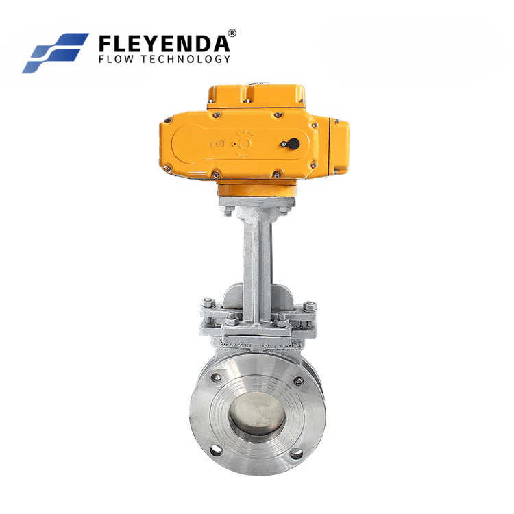 Stainless Steel Flange Multi-turn Explosion-proof Electric Knife Gate Valve