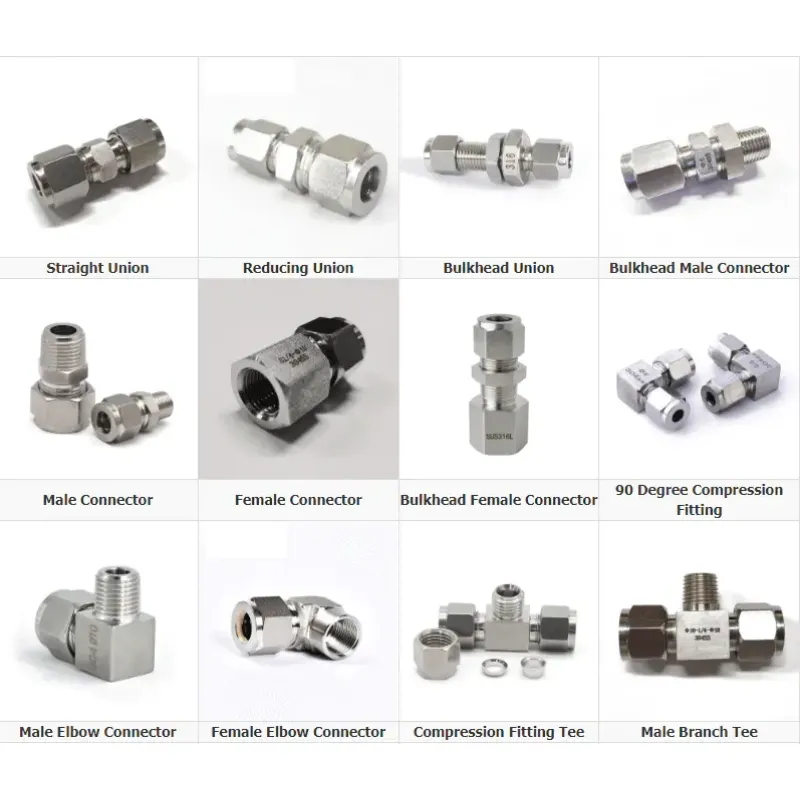 Fleyenda High Pressure Compression Fittings - Double Ferrule Tube Fittings