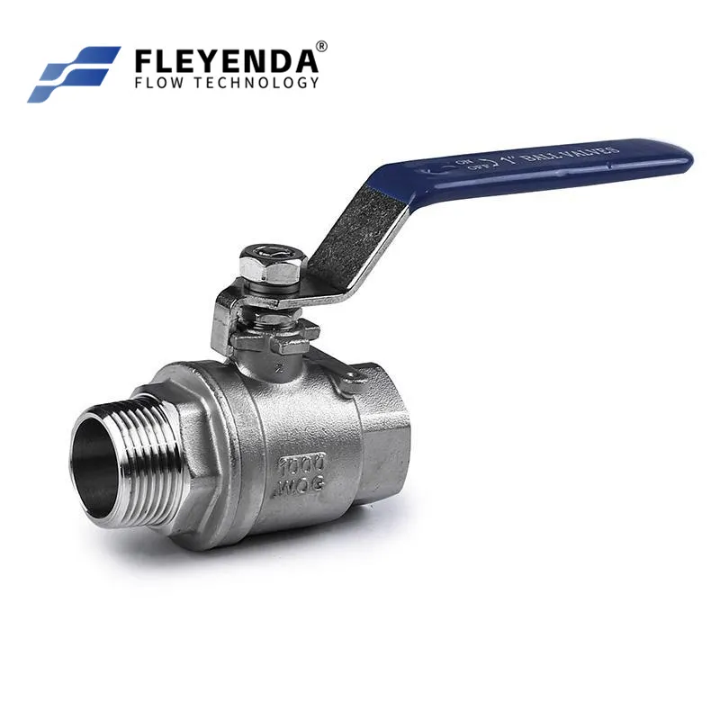 Manual Male to Female Thread Two-piece Stainless Steel Ball Valve