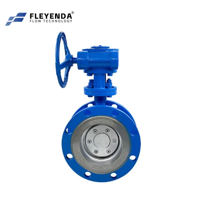 Fleyenda Hard Seal Flange Turbine Triple Eccentric Butterfly Valve