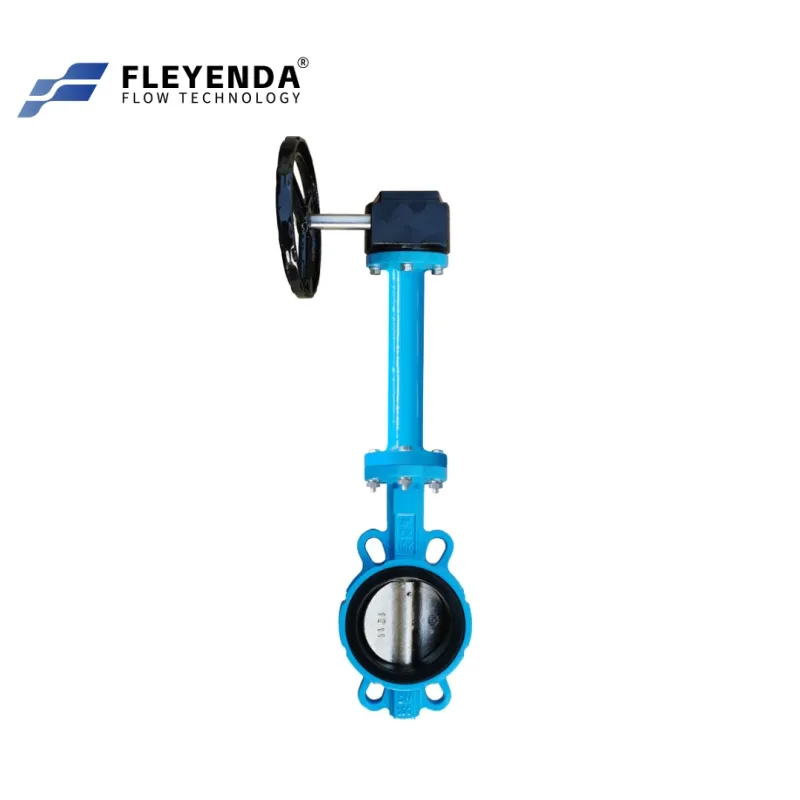 12" Inch Wafer Extended Rod butterfly valve