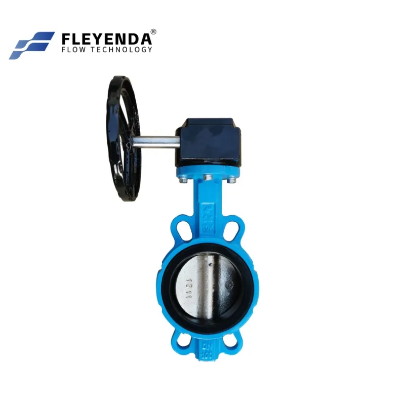 18Nm to 12000Nm Wafer Worm Gear Butterfly Valve