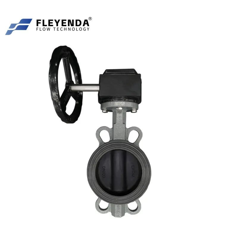 FLE-WD371J Non Pin Rubber Lined and Nylon Wafer Butterfly Valve