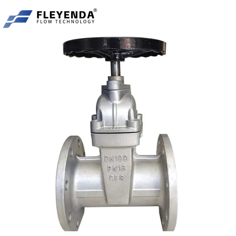 DN50~DN500 Elastic Seated Non Rising Stem Flange Gate Valve