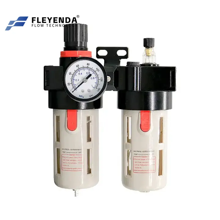 Two-union Pneumatic Air Source F.R.L Air Filter Regulator Lubricator