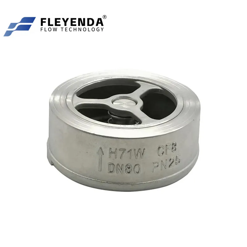 SS304 SS316 Flow Control Wafer Type Check Valve - Silent Check Valve