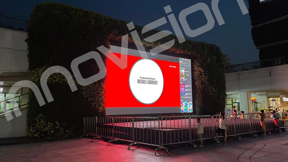 Outdoor P6 LED Fixed Installation Display in Plaza in GuangZhou