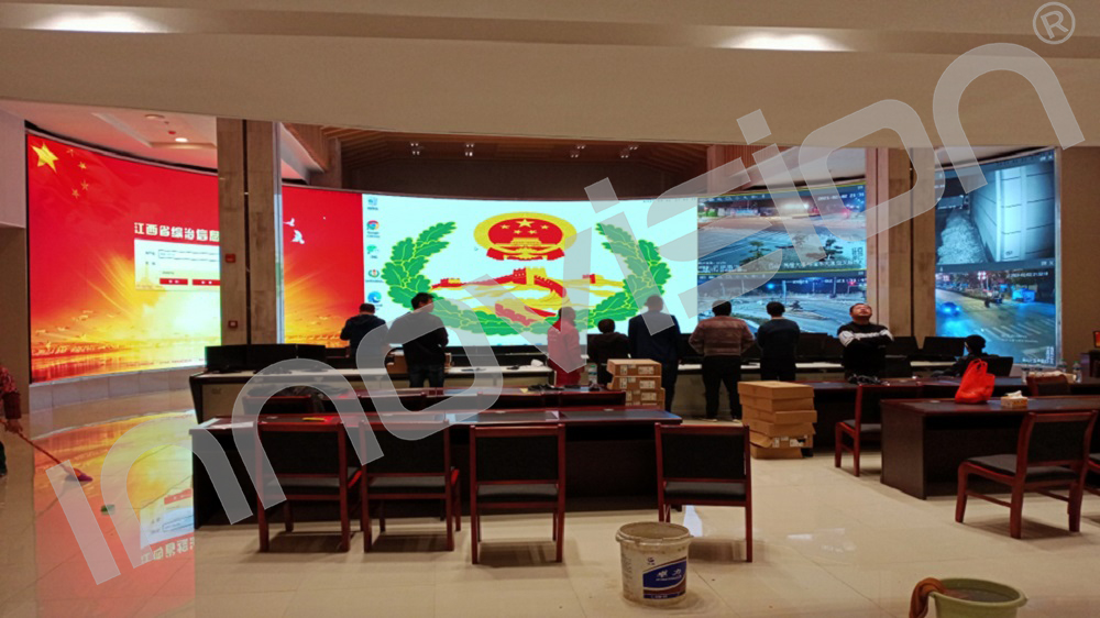 P1.5 82m2 LED XR Screen project in China Controlling Center 