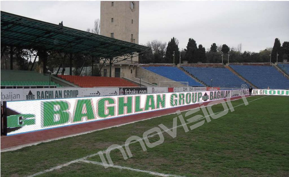 LED Outdoor Perimeter Display P12 in Football Club 104m2