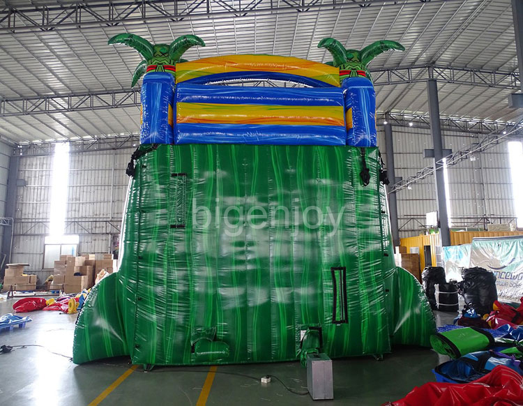 18ft reggae hybrid palms big inflatable blow up slide Inflatable Slide For Sale