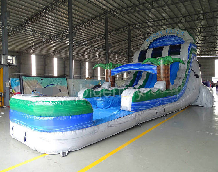 18ft rocky commercial water slide for sale water park inflatable slide