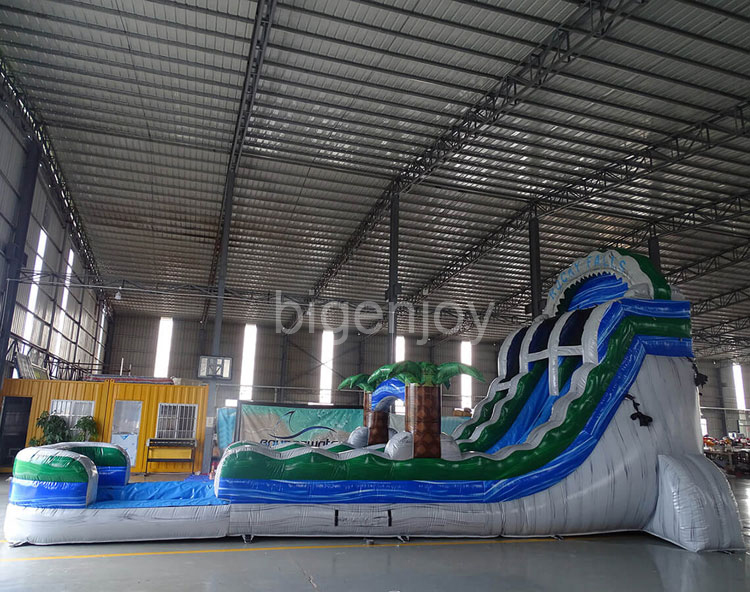 18ft rocky commercial water slide for sale water park inflatable slide