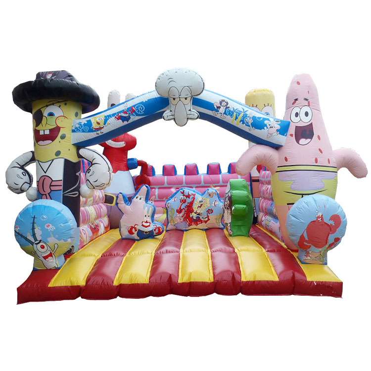 Inflatable SpongeBob Jumping Castle Inflatable Toddler Playground