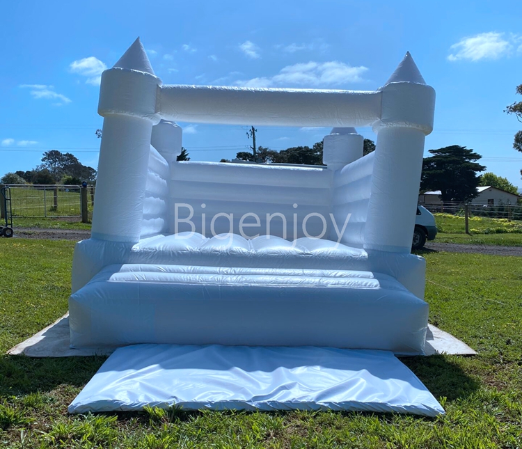 adult bounce house White Jumping Castle With or Without Slide