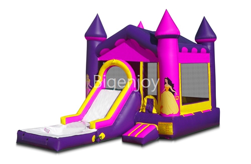 princess bounce house combo inflatable bounce house with water slide