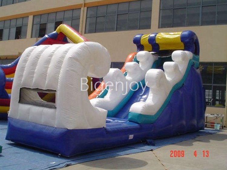 surf water slide outdoor inflatable water slide for kids