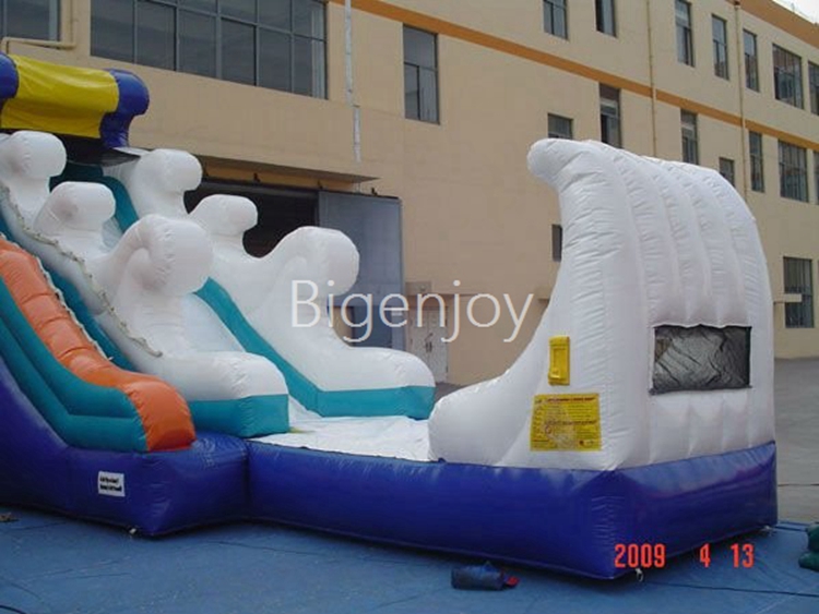 surf water slide outdoor inflatable water slide for kids