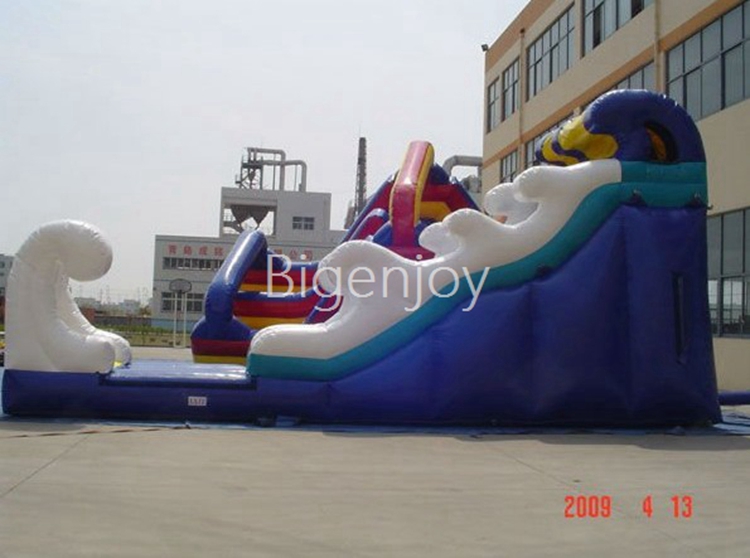 surf water slide outdoor inflatable water slide for kids