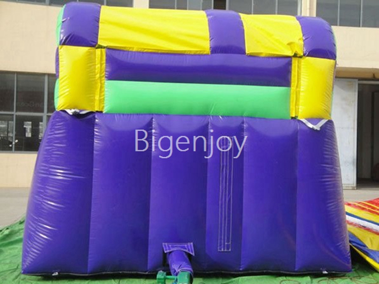 small inflatable slide splash single lane backyard water slide