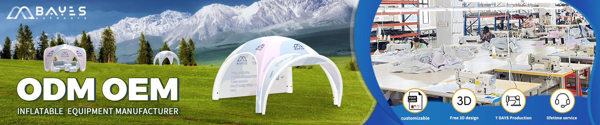 Inflatable Hexa Tent